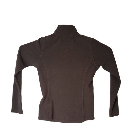 The North Face 1/4 Zip Pull Over Warm Up Jacket Fleece Green Size XS Women's - Picture 2 of 5